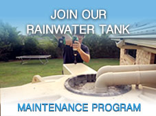 Join our rain water tank maintenance program